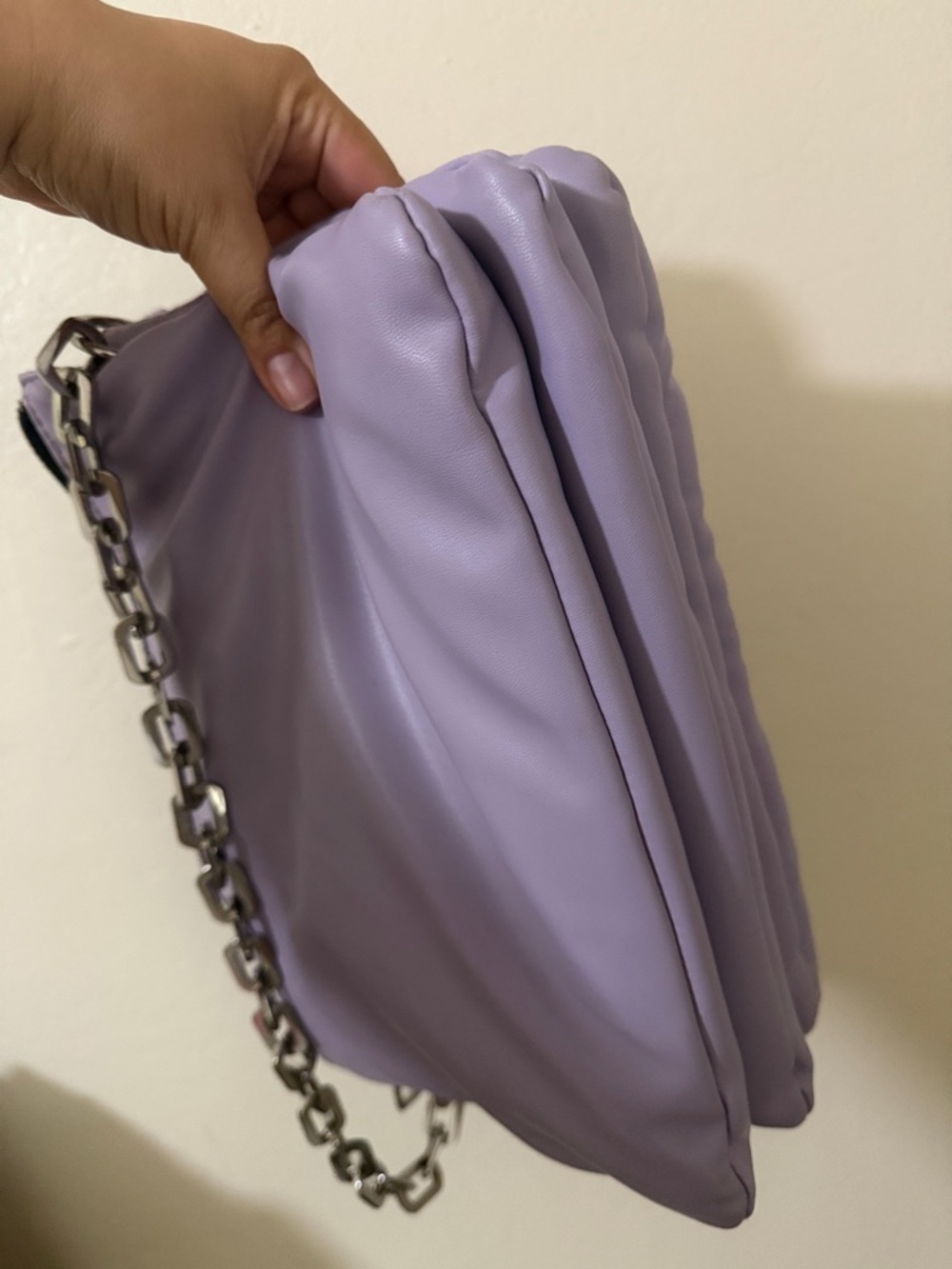 Topshop Lilac Chain Handle Shoulder Bag - Picture 7 of 7